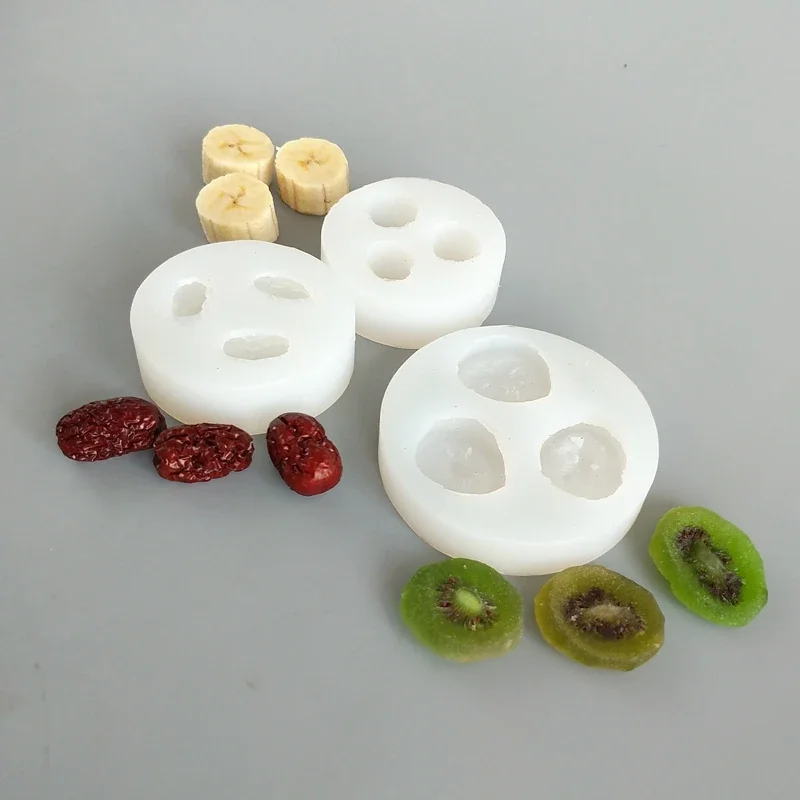 Dried Fruit Mix - ثلاثية الأبعاد قوالب السيليكون الفاكهة شرائح