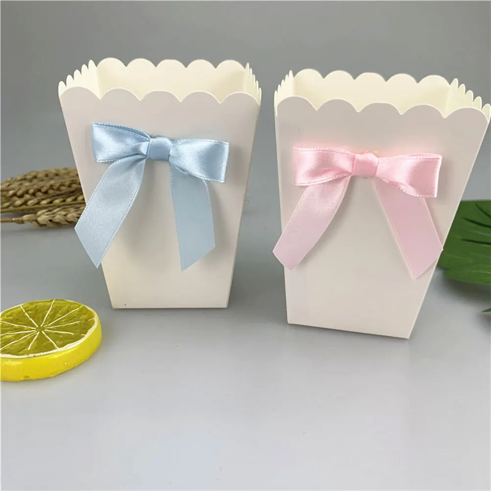 12 قطعة القوس الوردي الفشار صن - مراجعة Food Snacks For Baby Shower وسعره