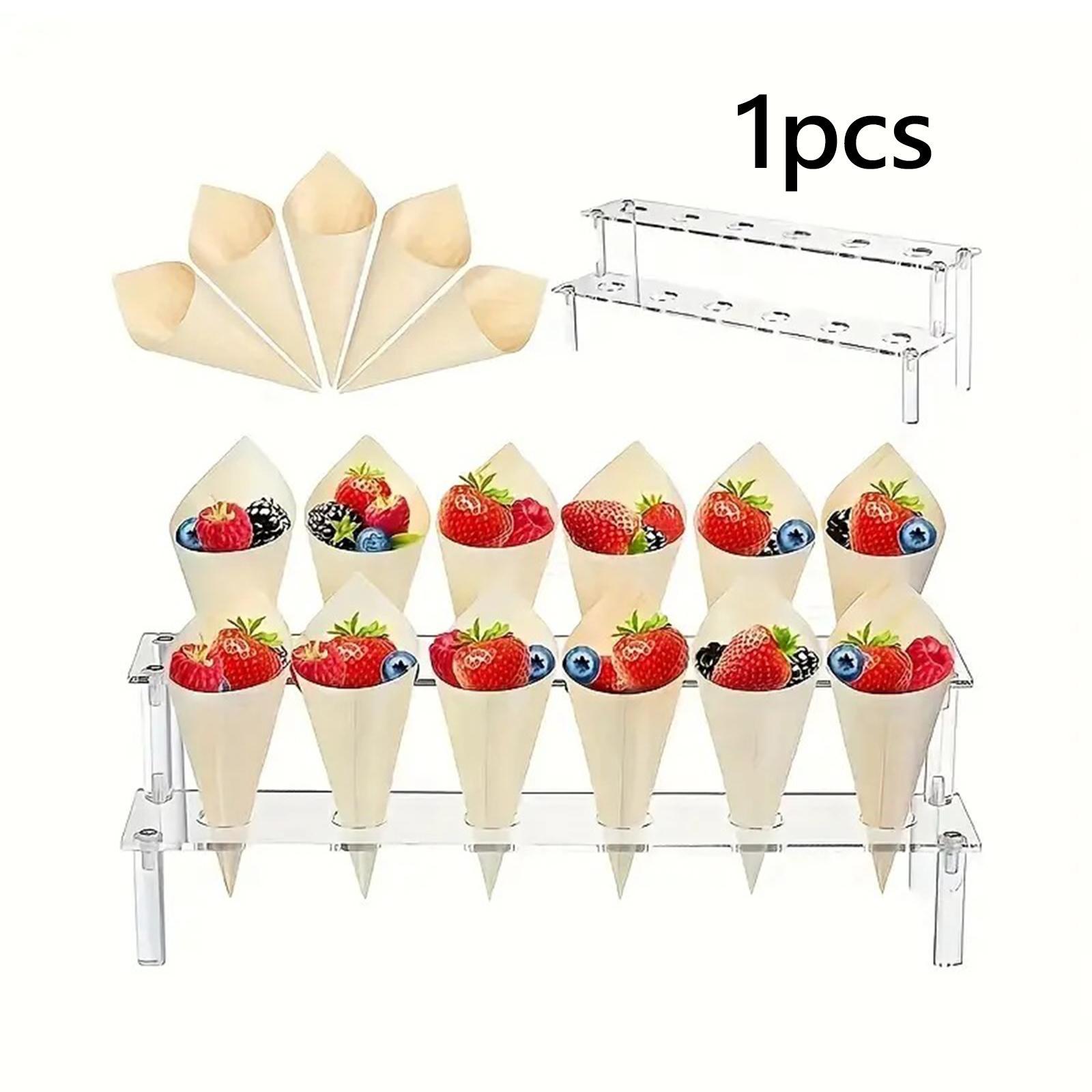 حامل مخروط الآيس كريم، رف خبز  - مراجعة Food Snacks For Baby Shower وسعره