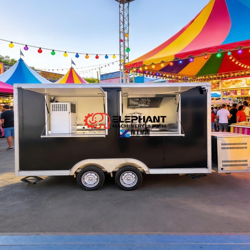 مقطورة طعام متنقلة متعددة الوظ - مراجعة Food Snacks Catering وسعره
