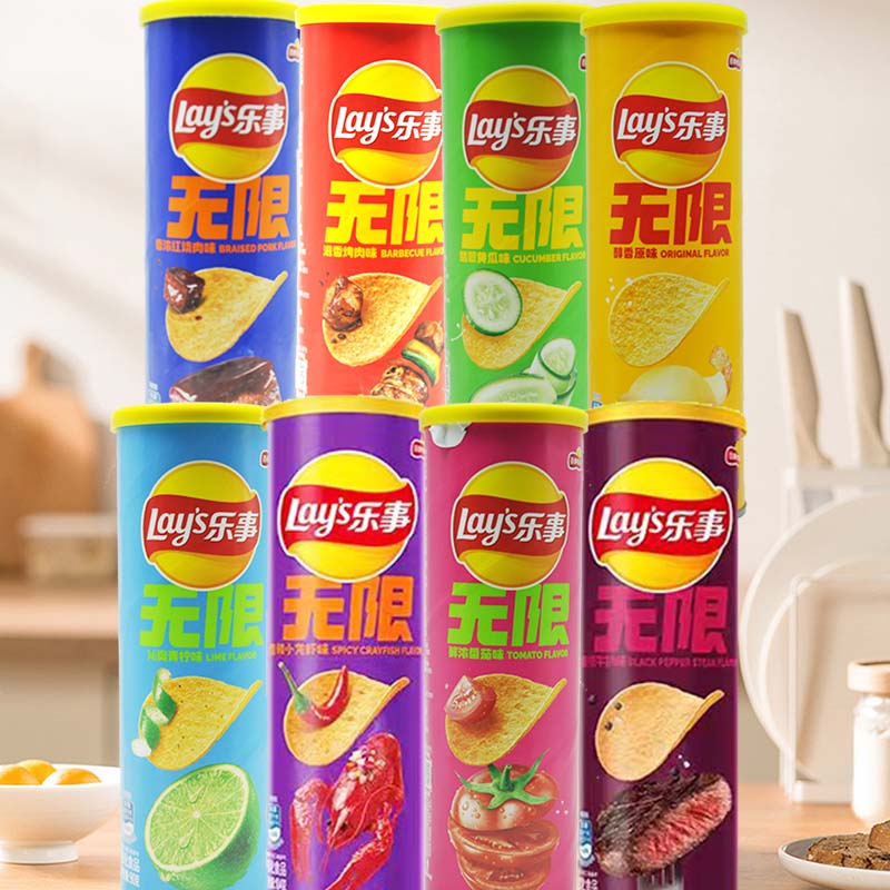 رقائق البطاطس Lay's 3.18 أونصة - مراجعة Food Snacks Chips وسعره
